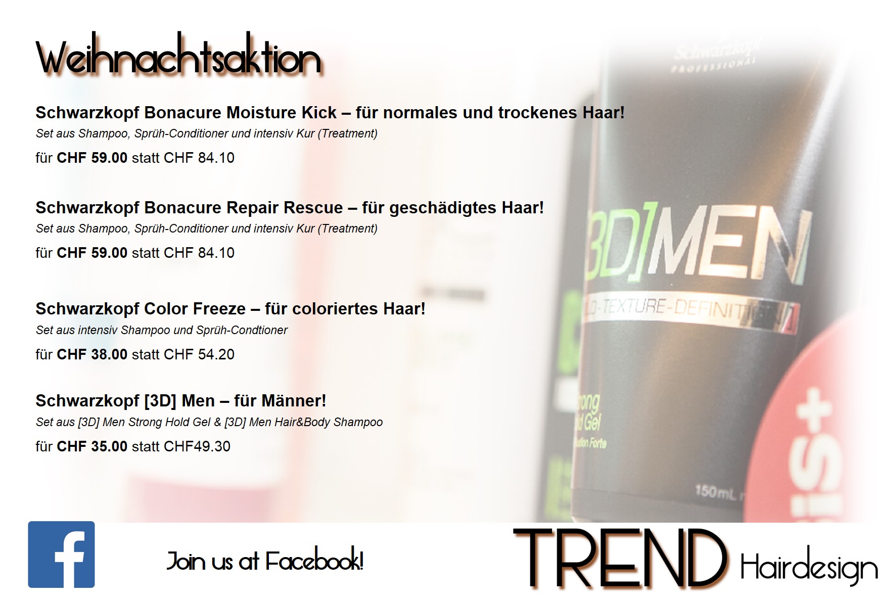 Home Trend Hairdesign Gmbh Coiffure Ist Wellness Vordemwald